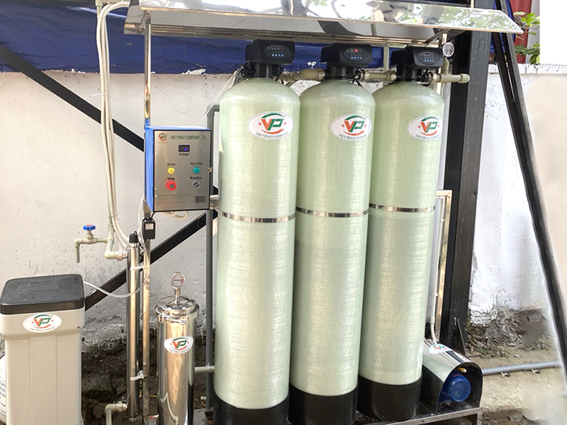 Bàn giao hệ thống làm mềm nước cứng tại công ty Savinn Việt Nam
