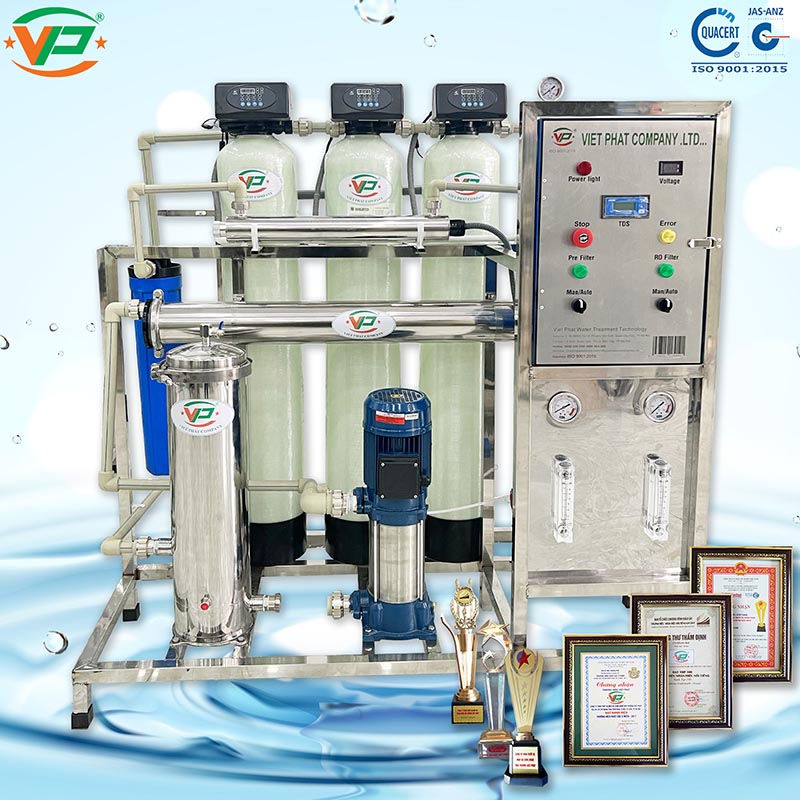 Hệ thống máy lọc nước RO công nghiệp 250L - 300l/h