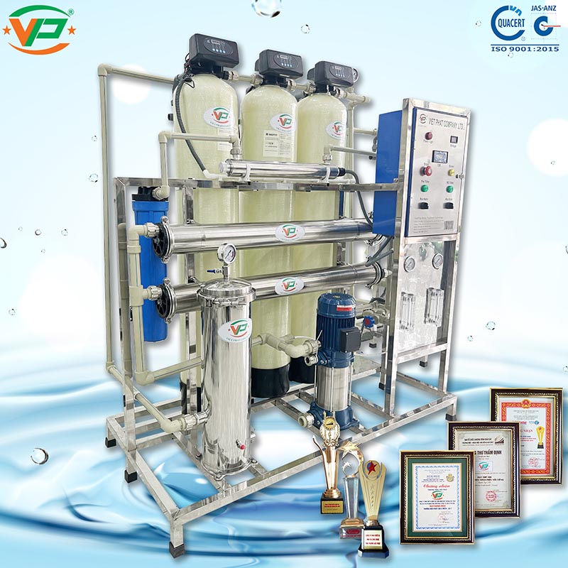 Cấu hình hệ thống lọc nước RO công nghiệp Việt Phát cung cấp và lắp đặt