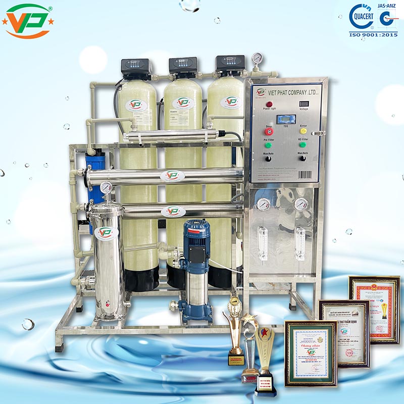 Hệ thống máy lọc nước RO công nghiệp 500l - 600l/h