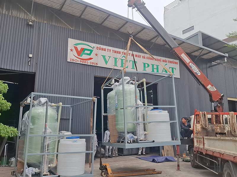 Việt Phát Vận Chuyển Hệ Thống Lọc Nước Công Nghiệp 15m3/h