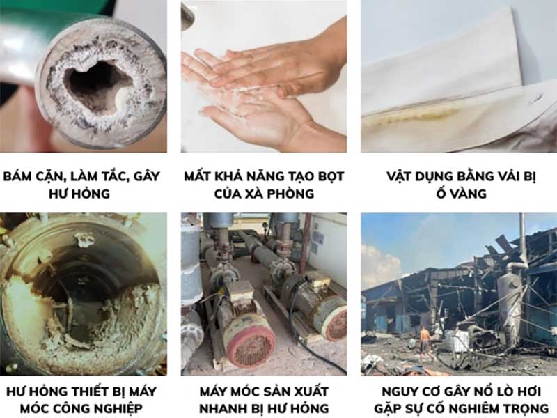 Dấu hiệu nhận biết nước cứng và giải pháp xử lý hiệu quả
