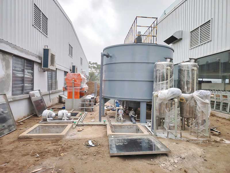 Hoàn Thiện Thi Công Hệ Thống Xử Lý Nước Thải Mực In 40m3/Ngày Đêm Tại Thái Nguyên