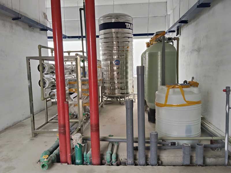 Hệ thống lọc nước RO công nghiệp 5000l/h tại Đông Anh - Hà Nội