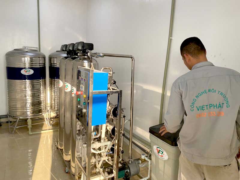 Việt Phát hoàn thiện hệ thống lọc nước RO 1000L/H tại Ocean Park 2, Hưng Yên