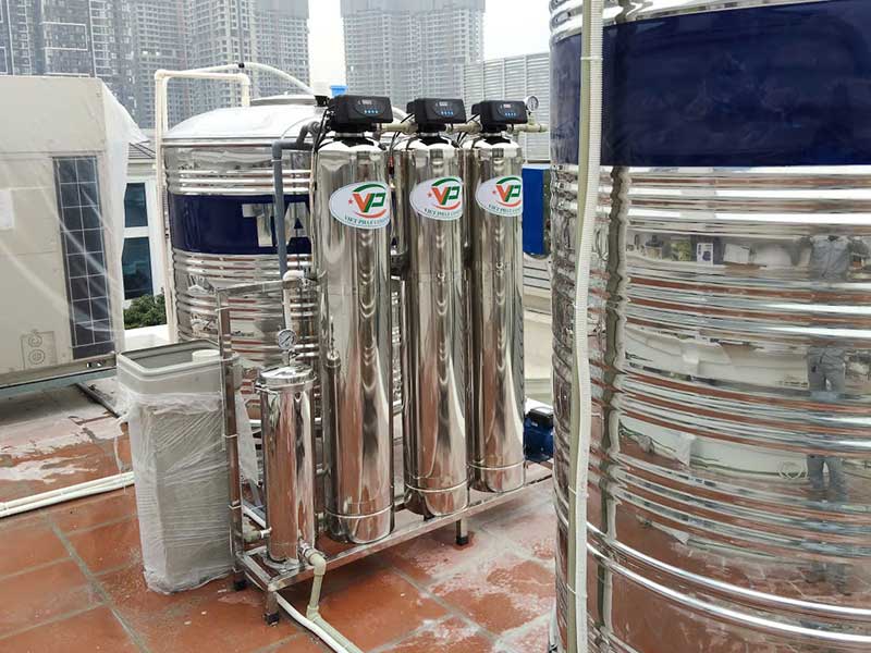 Dự Án Lọc Nước Giếng Khoan 1m3/h Tại Gia Lâm, Hà Nội