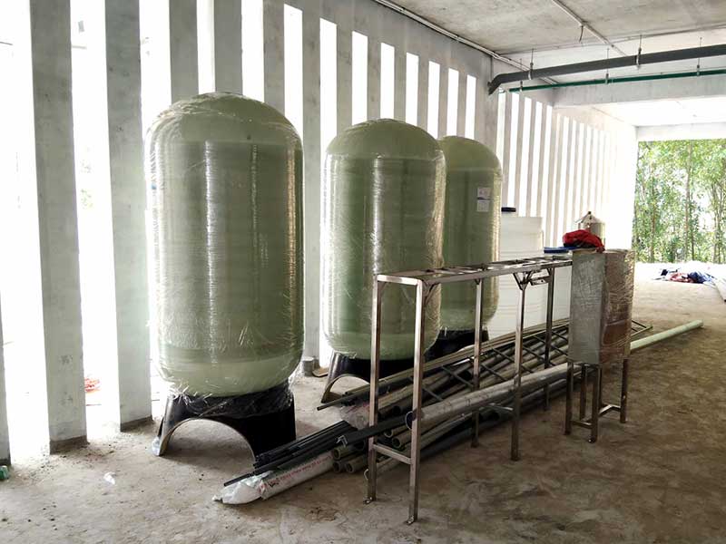 Bàn giao vật tư hệ thống lọc nước công nghiệp 15m3/h cho dự án tại Quảng Trị