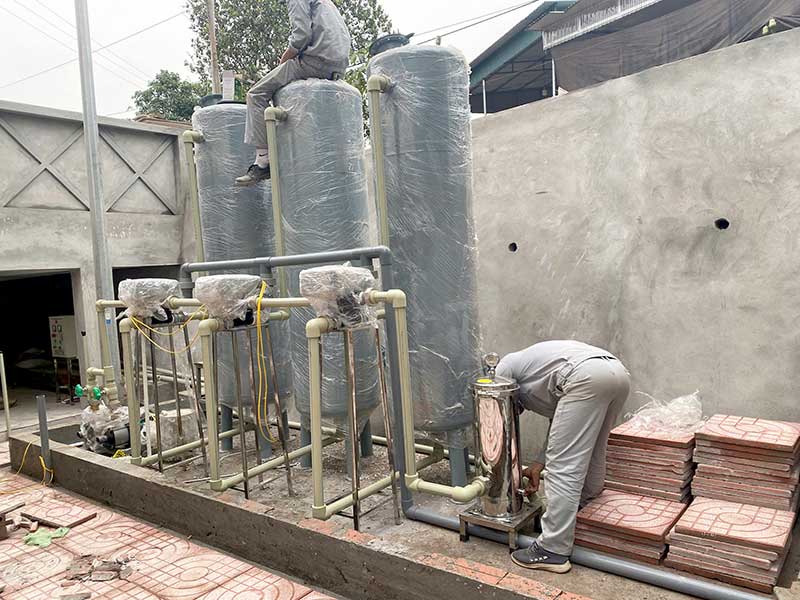 Lắp Đặt Hệ Thống Lọc Nước Sinh Hoạt 5m3/h Tại Quảng Ninh
