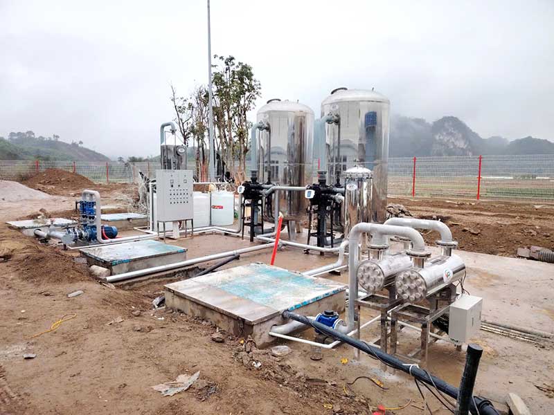 Thi công hệ thống lọc nước sinh hoạt 40m3/h tại Thái Nguyên