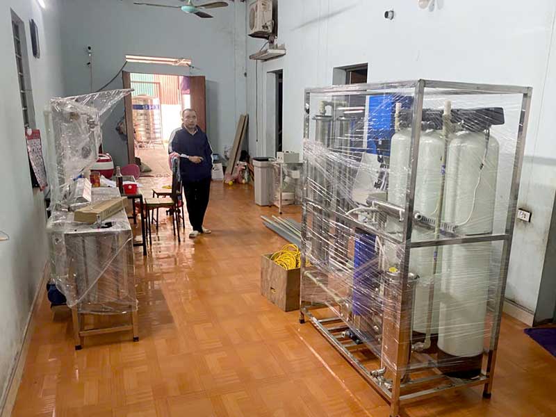 Bàn Giao Vật Tư Thiết Bị Dự Án Lọc Nước RO Công Nghiệp 500L/H Tại Bắc Giang