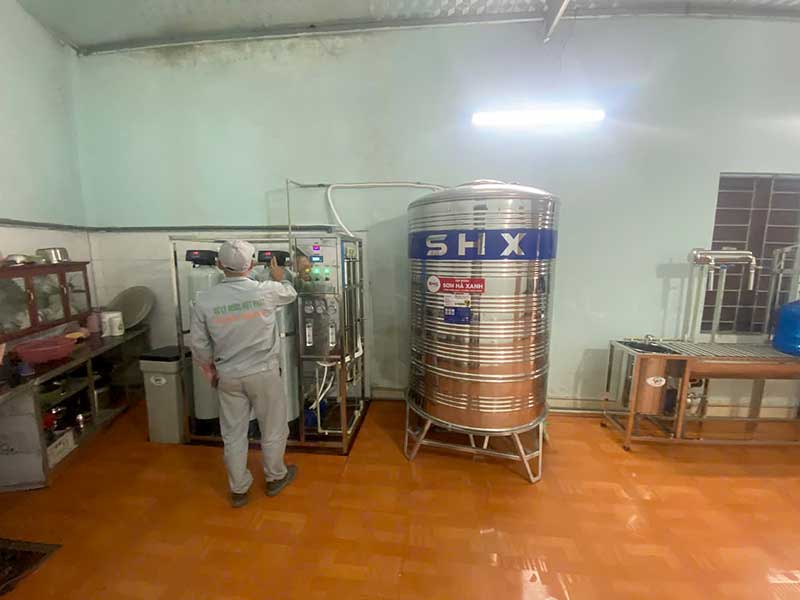 Dự Án Hệ Thống Lọc Nước RO 500L/h Tại Bắc Giang