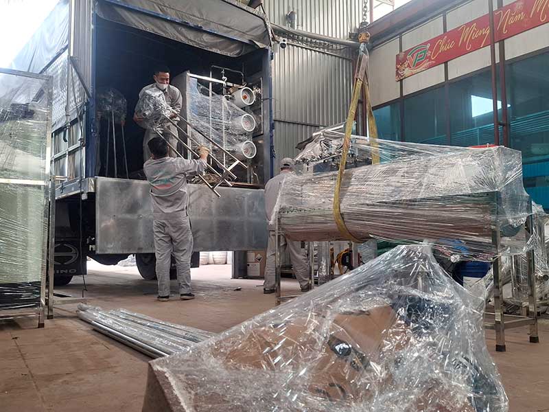Vận Chuyển Vật Tư Thiết Bị Dự Án Lọc Nước RO 3000L/h Đến Điện Biên