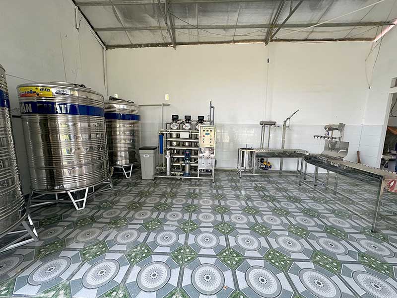 Dự Án Sản Xuất Nước Tinh Khiết 1000L/H Tại Thanh Hóa