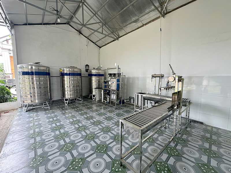 Bàn Giao Dự Án Sản Xuất Nước Tinh Khiết 1000L/H Tại Thanh Hóa