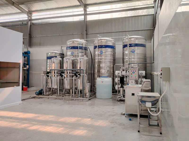 Hiệu quả vận hành dây chuyền sản xuất nước tinh khiết và đá sạch tại Điện Biên