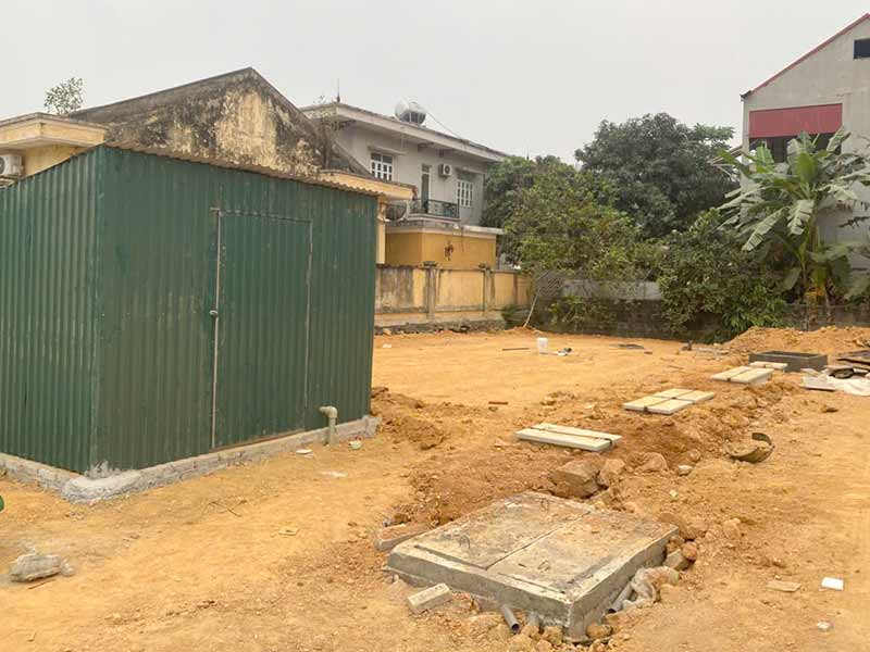 Hoàn thiện lắp đặt hệ thống xử lý nước thải sinh hoạt 20m3/24h tại Tuyên Quang