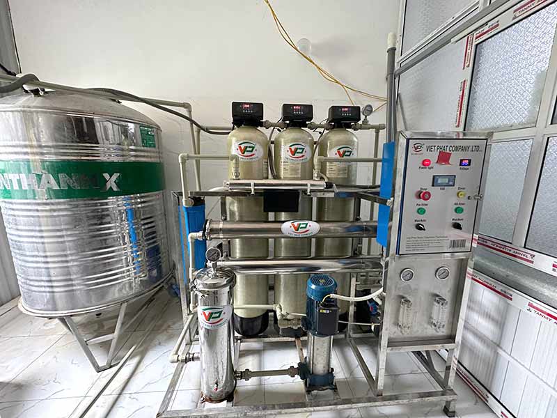 Bảo dưỡng hệ thống lọc nước RO 500L/H tại Cao Bằng