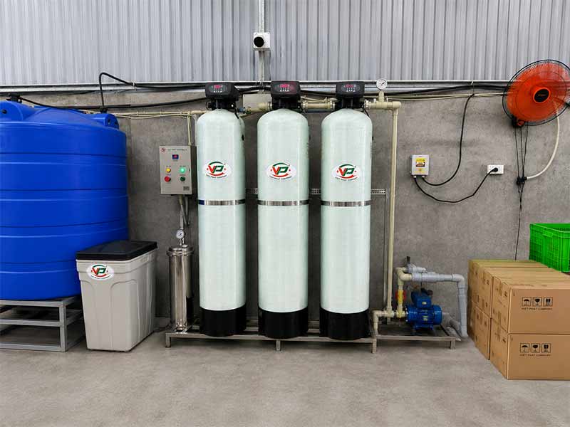 Bảo dưỡng hệ thống lọc nước đầu nguồn 2,5m3/h tại Bắc Ninh