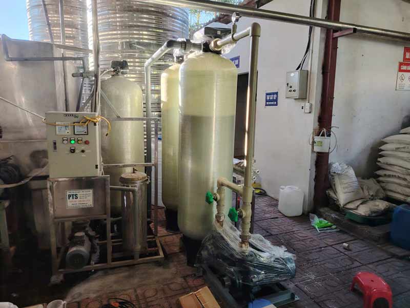 Thi công hệ thống lọc nước giếng khoan 6m3/h tại Suối Hai - Hà Nội