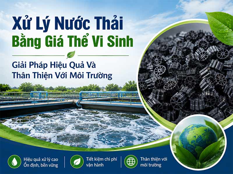 Xử Lý Nước Thải Bằng Giá Thể Vi Sinh – Giải Pháp Hiệu Quả Và Thân Thiện Với Môi Trường
