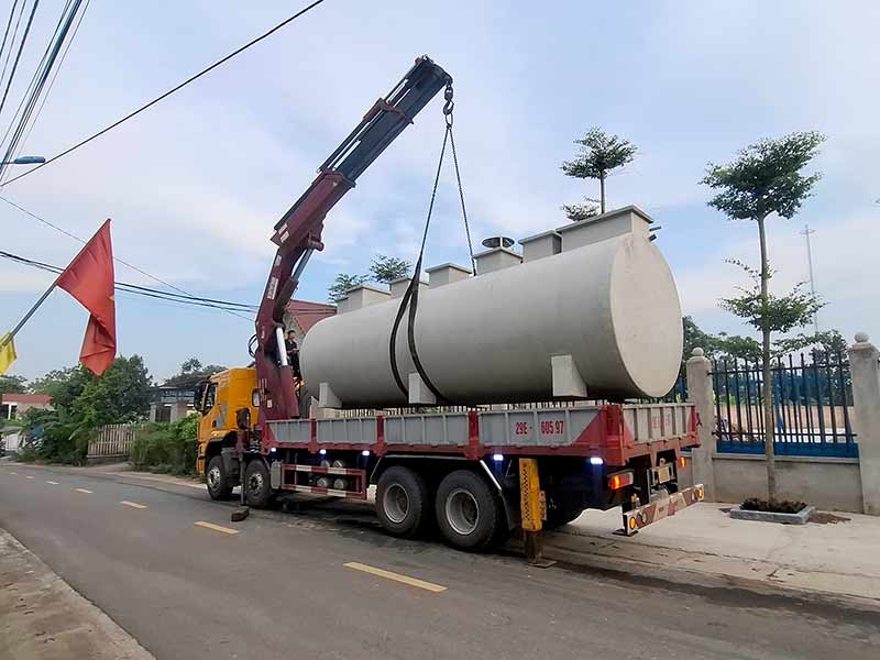 Vận Chuyển Hệ Thống Xử Lý Nước Thải Hợp Khối 10m3/24h Đến Quảng Ninh