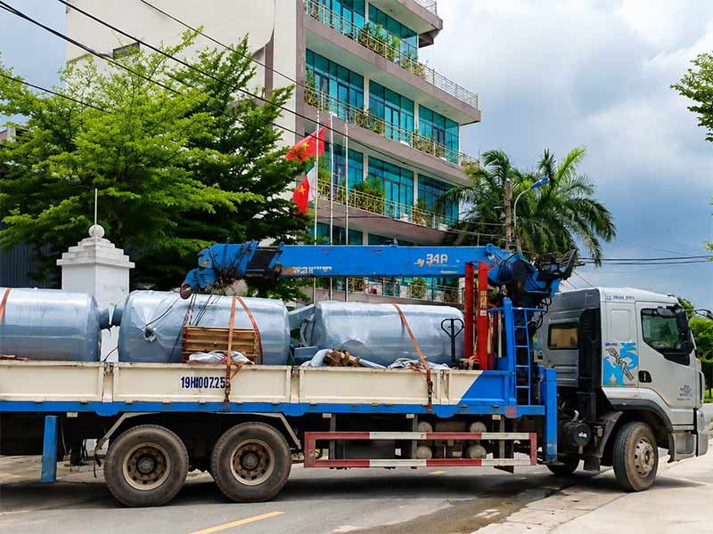 Vận Chuyển Hệ Thống Lọc Nước Công Nghiệp 45m3/h Đến Hải Dương