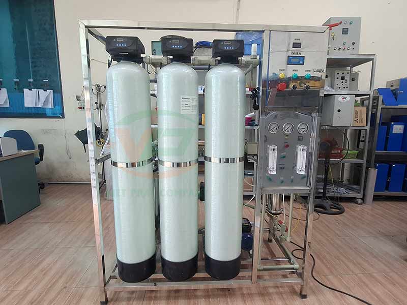 Hoàn Thiện Sản Xuất Hệ Thống Lọc Nước RO Công Nghiệp 600L/H Cho Dự Án Tại Thường Tín