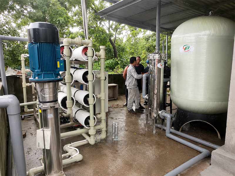 Bàn giao hệ thống lọc nước RO 400m3/24h tại Tùng Thiện, Hà Nội