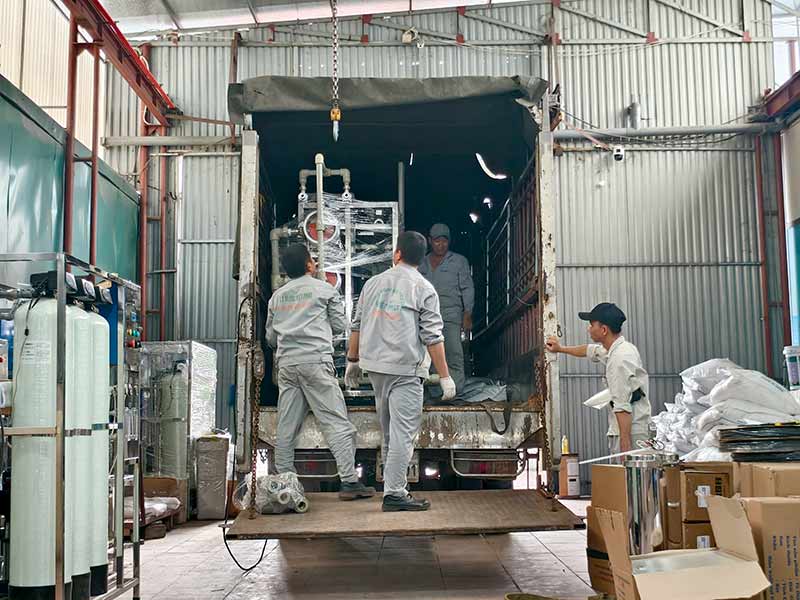 Vận Chuyển Hệ Thống Lọc Nước Siêu Tinh Khiết RO - EDI - Mixbed 3000L/H Đến Hải Phòng