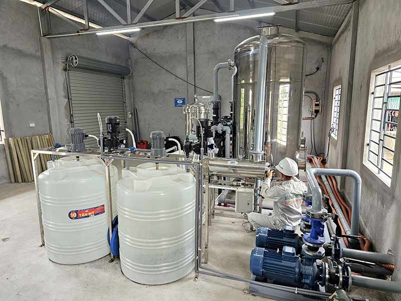 Hiệu Quả Vận Hành Hệ Thống Lọc Nước Sinh Hoạt 25m3/h Tại Nghệ An Sau Hơn 1 Tháng Hoạt Động