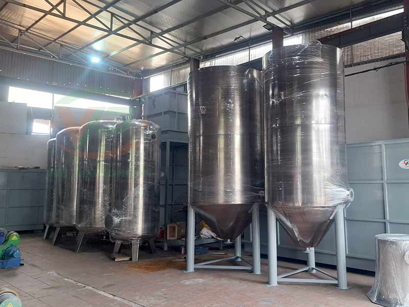 Sản Xuất Hệ Thống Bồn Lọc Nước Công Nghiệp Cho Dự Án Tại Điện Biên