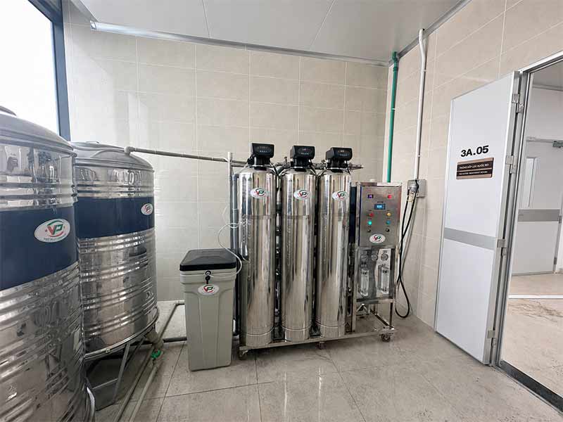 Hệ thống lọc nước RO công nghiệp 1000L/h tại Long Biên