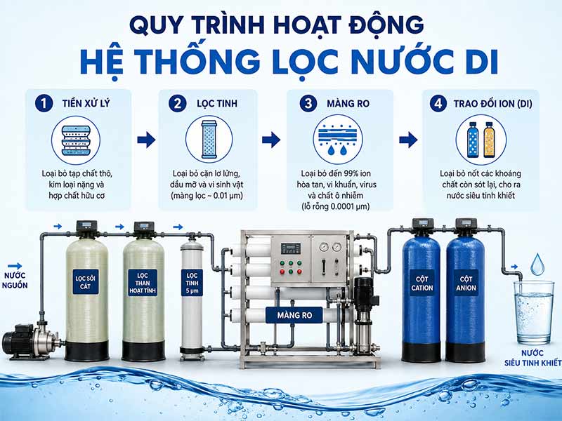 Những Điều Cần Biết Về Hệ Thống Lọc Nước DI