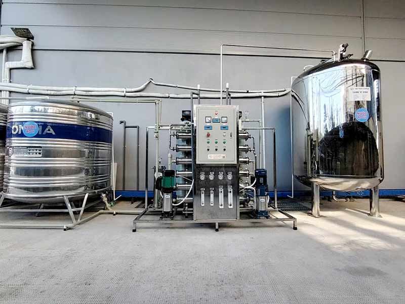 Bàn Giao Hệ Thống Lọc Nước Tinh Khiết RO 2 Cấp 500L/H Tại Thạch Thất