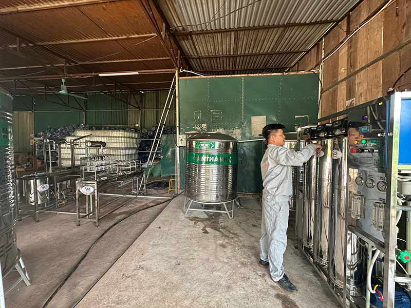 Bàn Giao Dự Án Sản Xuất Nước Tinh Khiết 500L/H Tại Điện Biên
