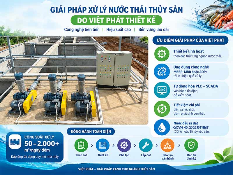 Giải Pháp Xử Lý Nước Thải Thủy Sản Hiệu Quả – Đáp Ứng Quy Chuẩn Và Hướng Đến Phát Triển Bền Vững