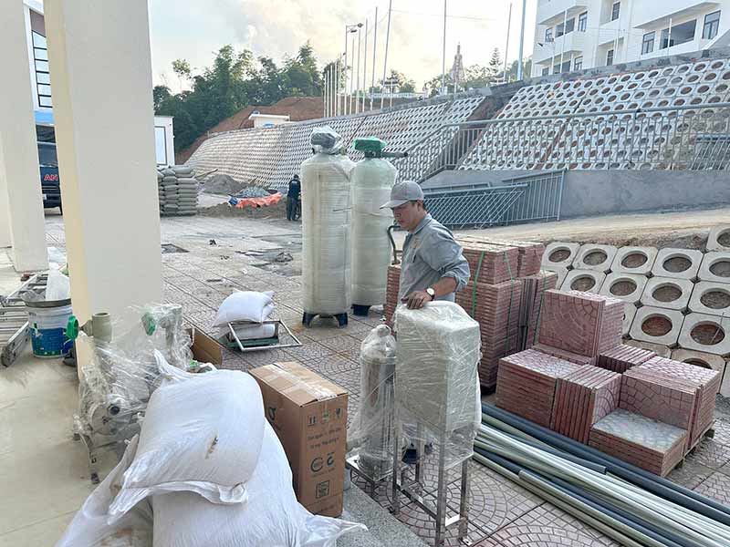 Bàn Giao Vật Tư Hệ Thống Lọc Nước Công Nghiệp 12m3/24h Cho Dự Án Tại Thanh Hóa