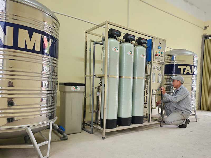 Bàn Giao Hệ Thống Lọc Nước RO Công Nghiệp 600L/H Tại Thường Tín, Hà Nội