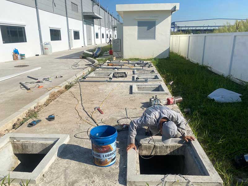 Lắp Đặt Hệ Thống Xử Lý Nước Thải 10m3/Ngày Đêm Tại Đồng Văn