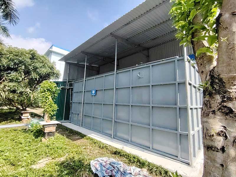 Hoàn Thiện Lắp Đặt Module Xử Lý Nước Thải Sinh Hoạt 30m3/24h Tại Hòa Bình