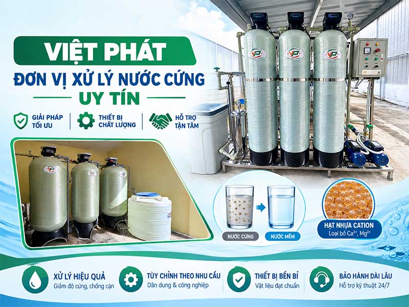 Đơn Vị Xử Lý Nước Cứng Uy Tín – Giải Pháp Nguồn Nước Ổn Định, Hiệu Quả