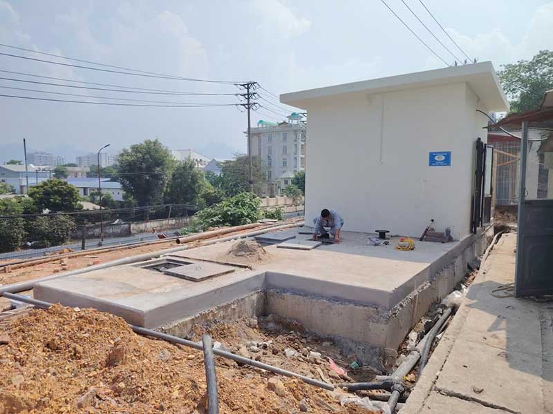Hoàn Thiện Lắp Đặt Hệ Thống Xử Lý Nước Thải 50m3/24h Tại Hòa Bình