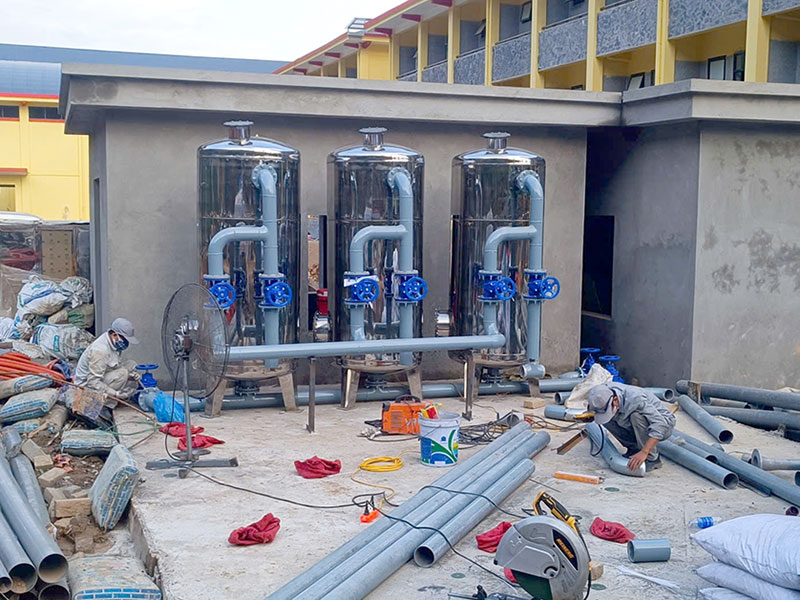 Lắp Đặt Hệ Thống Lọc Nước Công Nghiệp 300m3/Ngày Đêm Tại Tuyên Quang