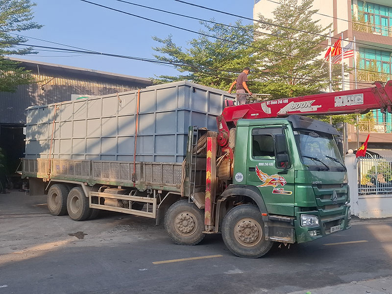 Vận Chuyển Module Xử Lý Nước Thải Sinh Hoạt 50m3/24h Đến Hải Phòng
