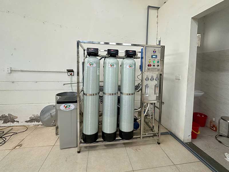 03 Hệ Thống Lọc Nước RO Công Nghiệp 500L/H Tại Yên Bài