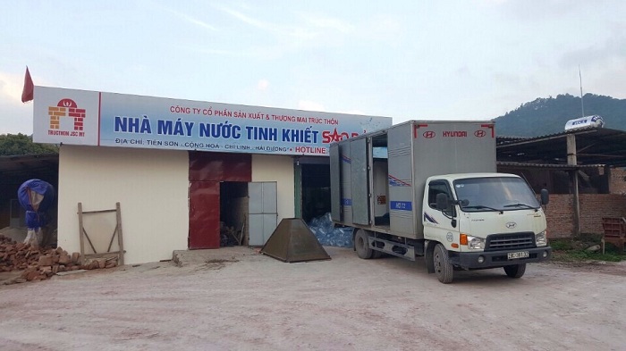 Việt Phát lắp đặt hệ thống sản xuất nước uống tinh khiết 2500l/h tại Mê Linh - Hà Nội