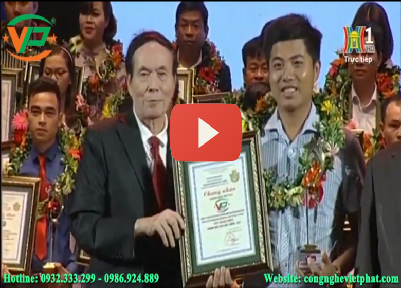 Việt Phát vinh dự nhận giải thưởng Thương hiệu xuất sắc 3 miền 2017