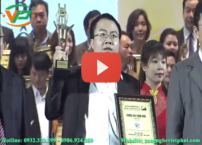 Việt Phát nhận giải thưởng Thương hiệu - Nhãn hiệu nổi tiếng năm 2017