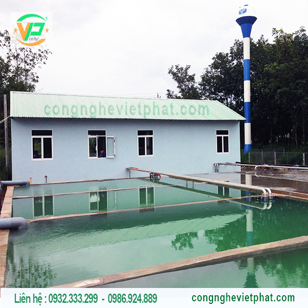 Hệ thống lọc nước sinh hoạt cho trang trại chăn nuôi công suất 2000m3/ 24h tại Bình Phước