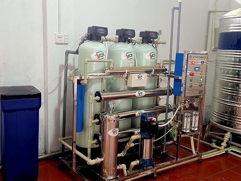 Thi công dự án hệ thống lọc nước RO công nghiệp tại Quốc Oai - Hà Nội